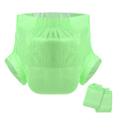 CutiePlusU green backsheet outer layer for safety and secure fit.