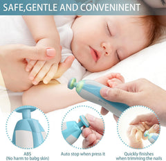 C&Xanadu Baby Nail File shows six grinding heads for age-appropriate care.