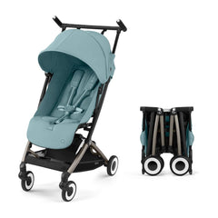 Cybex Libelle 2 folded self-standing for compact travel storage