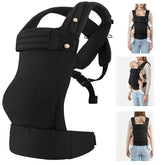 CycleMore baby carrier shows newborn M-position seat supporting hips for comfortable seating