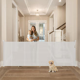 Cylrod upgrade retractable gate left lock enables one-handed passage.