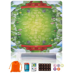 Cylvenor premium PTCG playmat 24x24 with smooth surface for easy card handling.