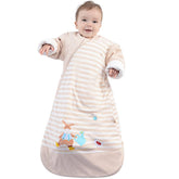 CYUURO baby wearable blanket sleeping bag front view shows gentle warmth and freedom of movement