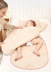 CYUURO sleep sack two-way zipper emphasizes quick diaper changes and versatility