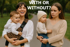 CzeNano Toddler Carrier ergonomic hip support enhances comfort during longer wear sessions.