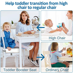 Czrrzl booster seat cover with zipper is easy to detach and wash