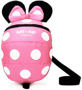 CZSYZCZS baby toddler leash backpack pink front view for safe travel in crowds