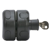 D&D Technologies MagnaLatch Side Pull close-up showing lockable magnetic latch for secure entry points