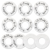 Dabancy baby closet dividers box view for at-a-glance organization in a gift box.