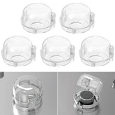 Dabormi gas stove knob cover with clear view improves kitchen safety while cooking
