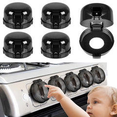 Dabormi stove knob covers pack view demonstrate five safety caps for family kitchens