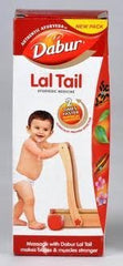 Dabur Lal Tail 200ml bottle for baby massage promotes gentle care and skin softness