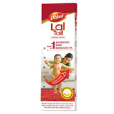 Dabur Lal Tail 200ml bottle for traditional baby massage and nurturing.