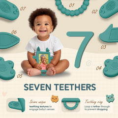 Dadoots Nibble Frame travel-friendly-design keeps kids entertained during stroller rides.