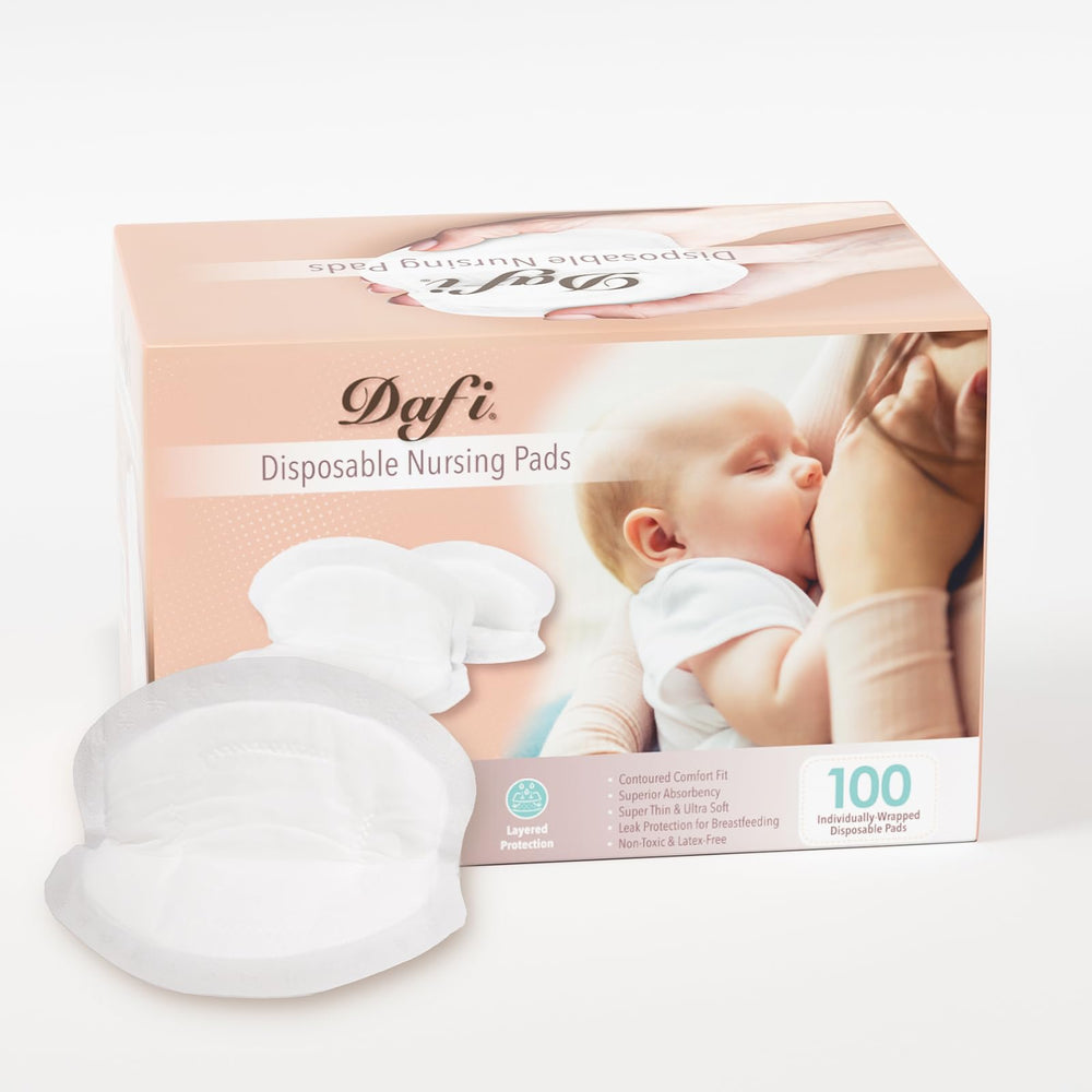 DAFI Stay Dry nursing pad, 3D fit, offers discreet comfort and leak protection.