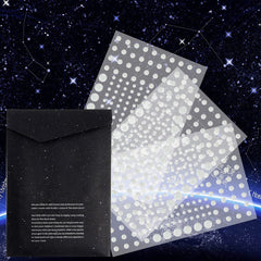 Dagou glow-in-the-dark stars easily apply to clean surfaces for lasting cosmic charm