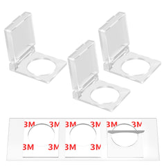 DaierTek 19mm power button cover in clear cap protects switches from dust.