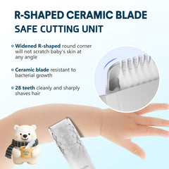 DAILYLIFE 0-5mm-skin-gap keeps a gentle distance for safe trimming.