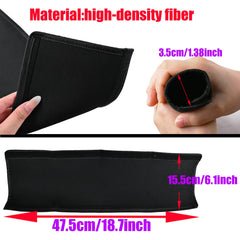 Dakexiong universal stroller handle cover closeup shows soft material protecting hands and reducing heat.