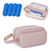 Damero breastmilk cooler bag main compartment keeps milk organized on the go
