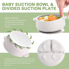 Dandat baby utensils 6-piece set includes forks and spoons for toddlers.