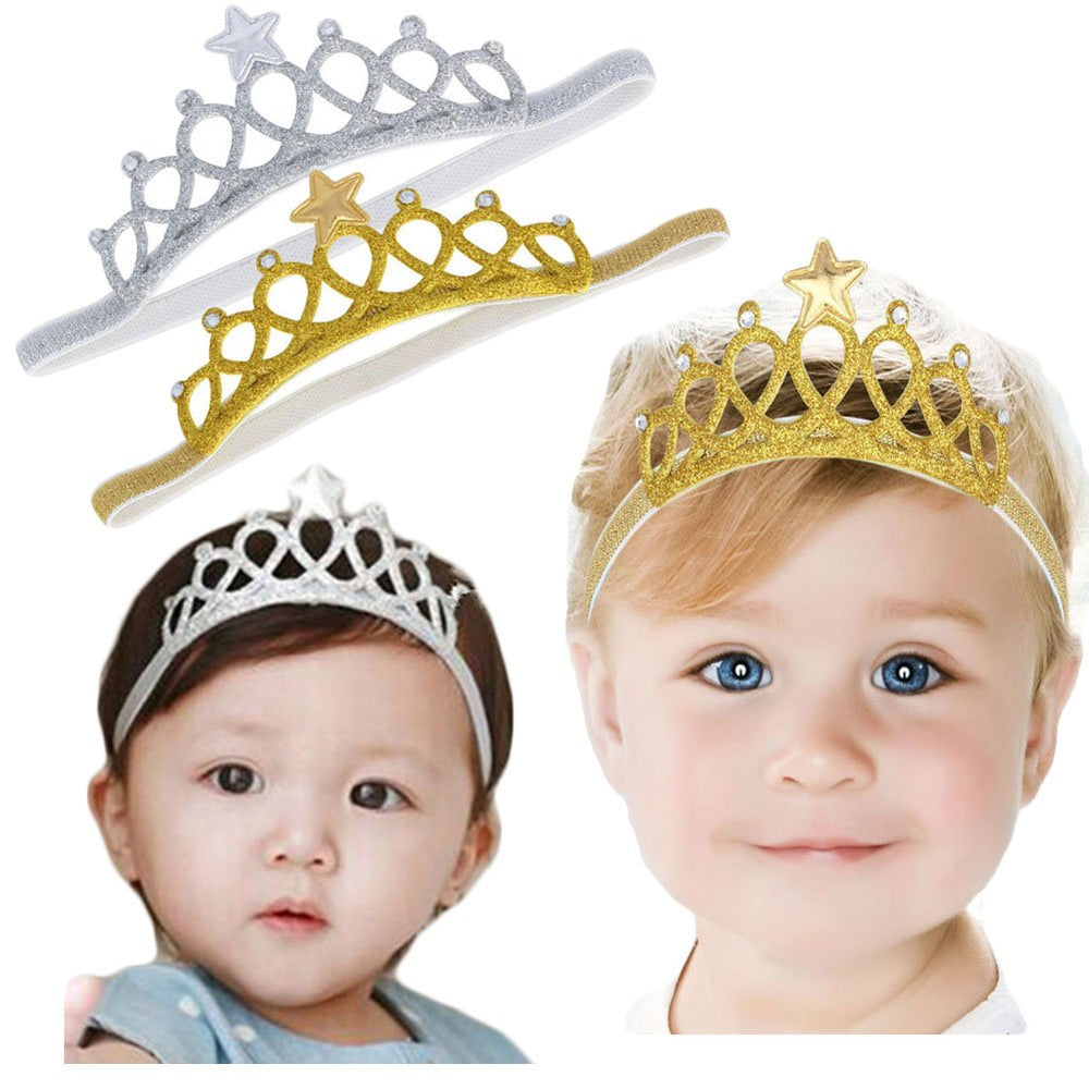 DANMY baby headband crown petal detail for cute photos and easy everyday wear
