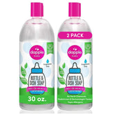 Dapple baby bottle soap refill pack-2 front showing eco-friendly pouch for gentle cleaning