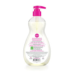 Dapple bottle-dish soap liquid pour shows smooth dispensing for quick cleanup.