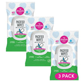 Dapple Pacifier Wipes hero image shows fragrance-free cleaning on the go.