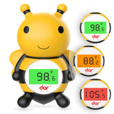 dar darouxiao baby bath thermometer duck-shape front view shows safe bath temperatures