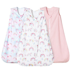 David's Kids sleep sack open keeps baby cozy overnight.