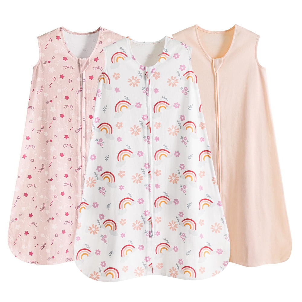 David's Kids 3-pack sleep sack packshot shows soft breathable fabric for baby comfort