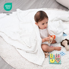 David's Kids Minky blanket back fleece surface offering smooth softness against delicate skin