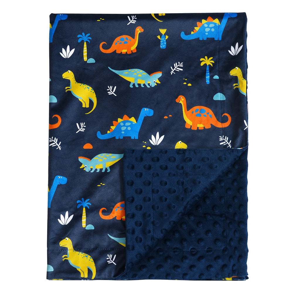 David's Kids Minky blanket front closeup highlights ultra-soft texture for naps