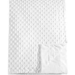 David's Kids Minky blanket front dots detail for visual stimulation and cozy comfort