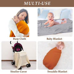 David's Kids muslin blanket large pack image emphasizes value and convenience.