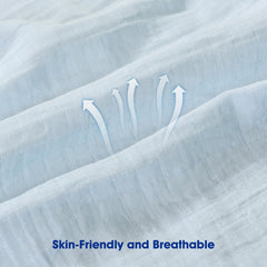 David's Kids muslin blanket close-up fabric feels ultra-soft and breathable for baby comfort.