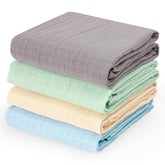David's Kids muslin swaddle blanket packaged in a gift box, ideal for gifting.