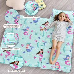David's Kids dinosaurs pattern nap mat engages kids during rest and playtime