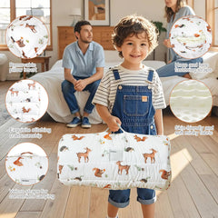 David's Kids nap mat featuring soft minky fleece lining for cozy rest