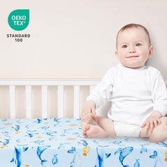 David's Kids ultra-soft microfiber crib sheets emphasize breathable comfort for peaceful baby sleep.