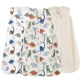 David's Kids warm micro fleece sleep sack with dinosaur pattern for cozy winter nights.