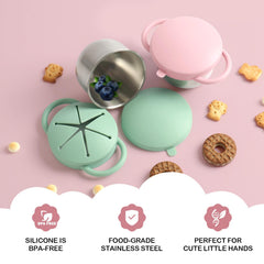 Daximo leak-proof travel lid prevents spills in car and bag.
