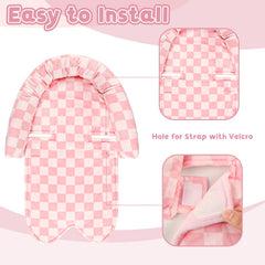 DAYEEBALL two strap pads provide extra comfort without interfering with harness.