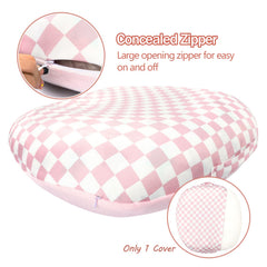 DAYEEBALL lounger cover zipper detail enables easy on off without fuss.