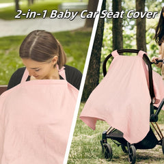 DAYEEBALL Nursing Cover in muslin offers discreet feeding with airflow