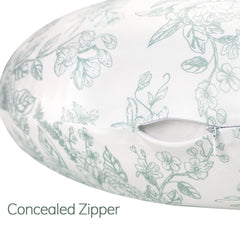 DAYEEBALL nursing cover elastic-wrap demonstrates adaptable fit for curved pillows.