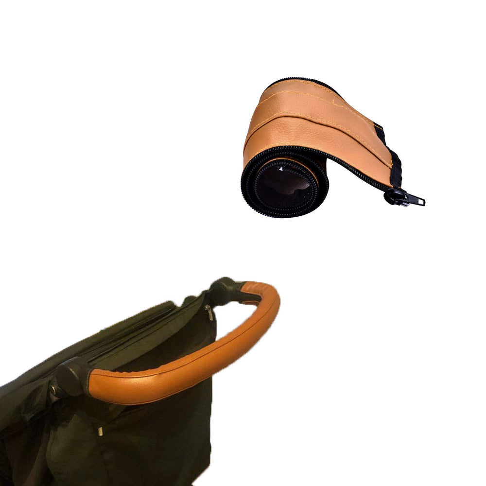 DAYSTART universal stroller handlebar cover with zippered design offers quick, secure installation and anti-slip grip.