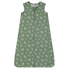 DaysU baby sleep sack leaf front view highlights breathable fabric for comfy naps.