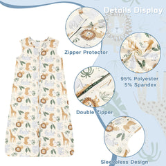 DaysU Sleep Sack diaper-change two-way zipper enables quick diaper access
